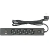 Удлинитель Power Cube, 4р/1.9м выкл.,3USB, 3.5кВт,16А,,3x1,0 черн(PC-7B-2M)