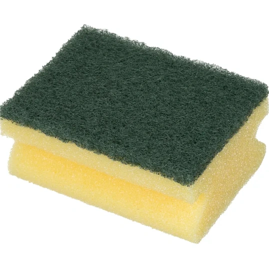 Губки абразивная Vileda средней жесткости 9,5x, 10 шт.125604