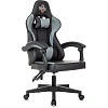 Кресло VB_Echair Easy Game-907 LT PU экокожа черный/серый, пластик