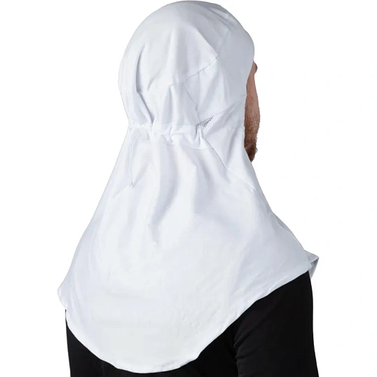 Балаклава трикотаж плотность 160г с вентиляцией р-р универсальный цв.белый