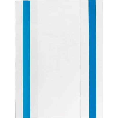 Ценникодержатель из прозрачного пластика со скотчем А6,гориз.,10шт/уп