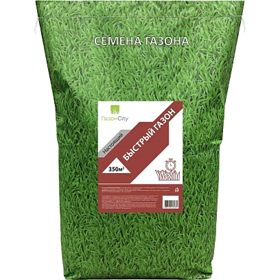 Семена Настоящий газон, Быстрый газон, 10кг