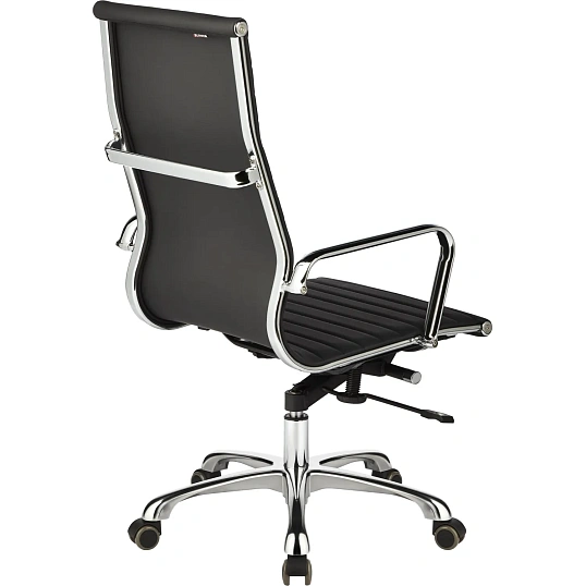 Кресло BN_Jl_Руководителя EChair-705 TPU к/з черный, хром