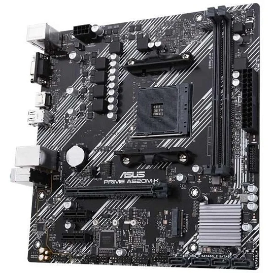 Материнская плата Asus PRIME A520M-K Soc-AM4 AMD 2xDDR4 mATX