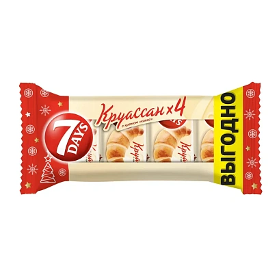 Круасcаны 7 days какао, 4шт х 65г