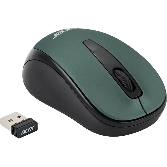 Мышь компьютерная Acer OMR135 зеленый  (1000dpi) WLS USB (ZL.MCEEE.01I)