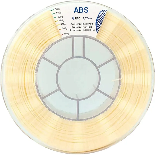 Катушка ABS пластик REC 1.75мм натуральный