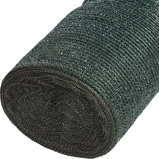 Сетка фасадная затеняющая 50-55% Темно-зеленый 3мx50м_7323