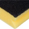 Губки для посуды Vileda черный абразив желтая 102565 7х15 10шт/уп