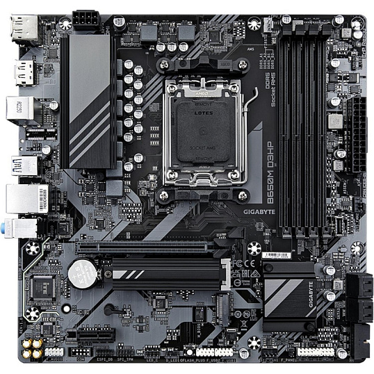 Материнская плата GIGABYTE B650M D3HP, AM5, B650, 4xDDR5 mATX