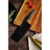 Нож топорик кухонный Santoku 16,5 см. рукоять Soft Touch, Mielaje