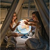 Глобус интерактивный политическ.с подсветкой с VR очками, 320мм,INT13200312