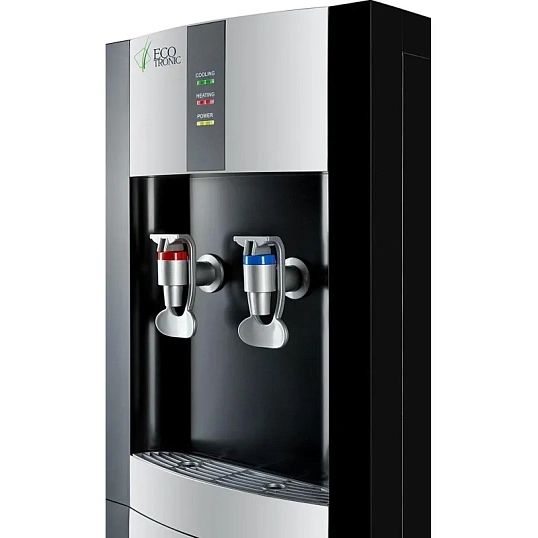 Кулер для воды напольный Ecotronic H1-LF Black c холодильником