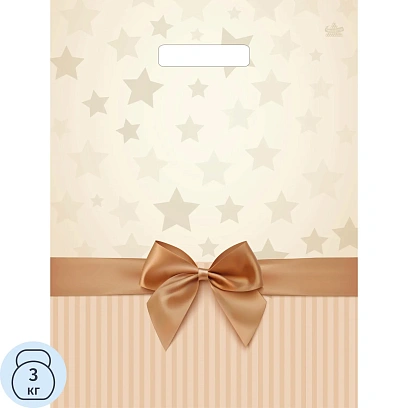 Пакет Звезды в подарок-пакет вырубной н00195120