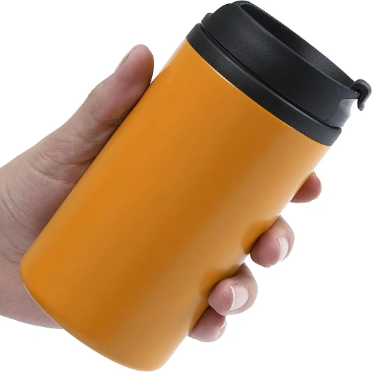 Термостакан Canella, оранжевый матовый,12394.21