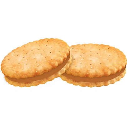 Крекер сэндвич Яшкино с арахисовой пастой 3,2кг