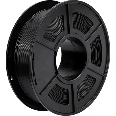 Пластик NV PRINT PLA Black Черный для 3D печати диам.1.75мм 1кг