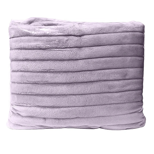 Покрывало 200х220 BRAVO Family велсофт Волна г/к №20 лиловый в пакете