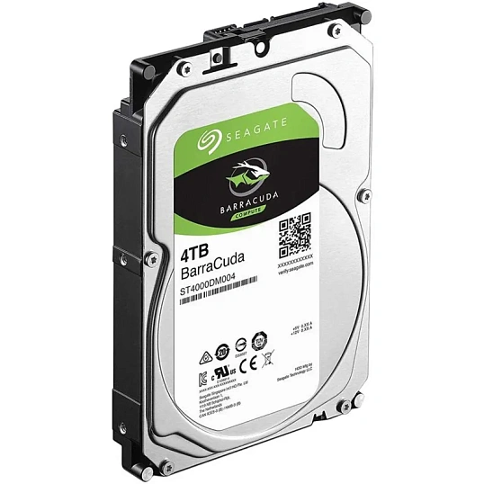 Жесткий диск Seagate BarraCuda 4TB, SATA, 5400rpm, 256MB(ST4000DM004)