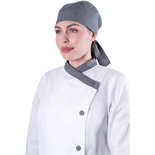 Костюм БИСТРО женский цв.бел/т.сер (Кос841) (р.60-62) р.158-164