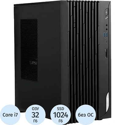 Системный блок MSI Pro(9S6-B0A741-1095)i7-14700F/RTX 5070/32/1TBSSD/KBM/nOS