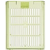 Лоток горизонтальный Attache Bright Colours решетчатый прозрачный зеленый