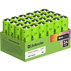 Батарейка DEFENDER алкалиновая LR6-24box АА, бокс 24шт/уп EcoLine