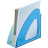 Лоток вертикальный Attache 90мм Bright Colours прозрачный голубой