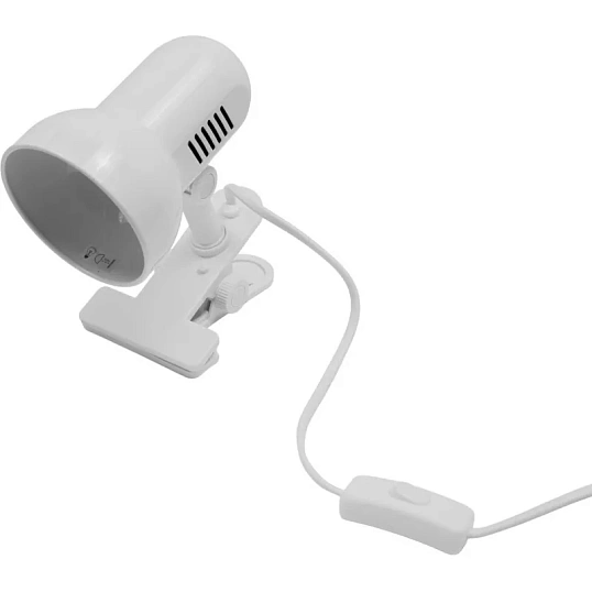 Светильник Camelion H-035 прищепка белый Е27 60W