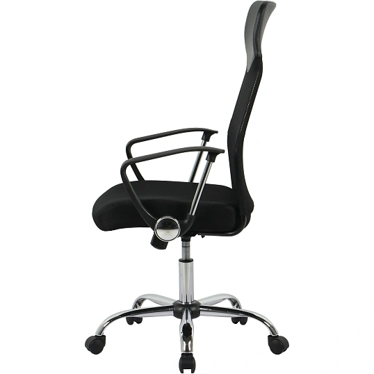 Кресло BN_Hg_EChair-588 TTW сетка/ткань/кожзам черный хром