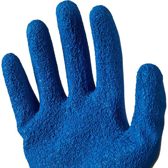 Перчатки защитные TOPFORT НТЛ01 нейлон латексным покрытием разм.8