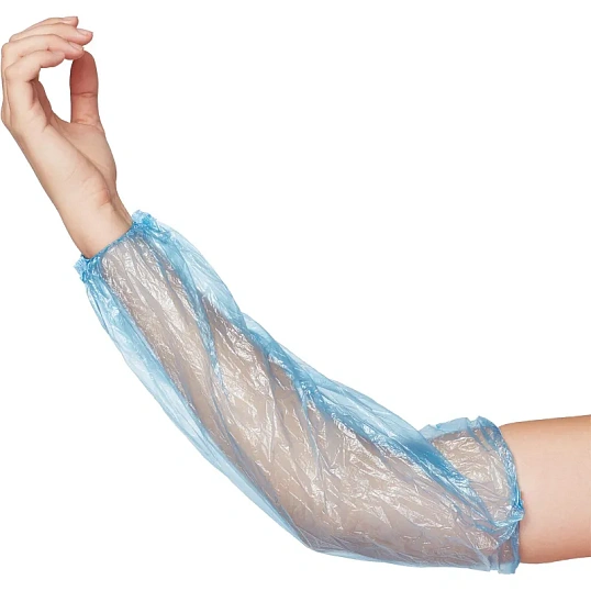 Нарукавники одноразовые п/э,цв.голубой 50 пар/уп.(НАРГ-3/НАРС-3)(100 шт/уп)