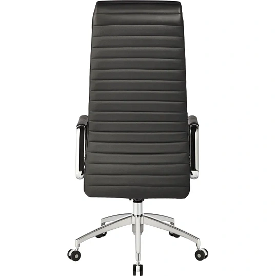 Кресло BN_Fc_Руководителя Echair-528 ML кожа черная, алюминий