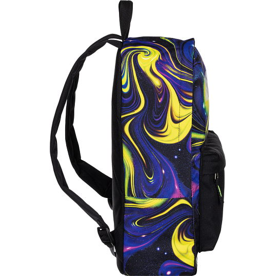 Рюкзак школьный Комус Класс Shape Illusion two,  Черный, 1 отд