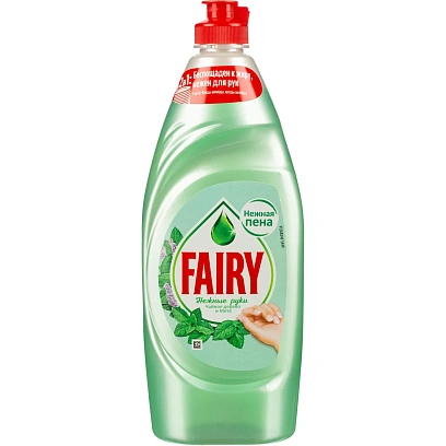 Средство для мытья посуды Fairy нежные руки чайное дерево и мята 650мл