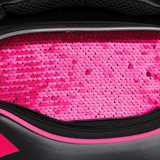 Ранец Комус Класс Stright Котэ Сама по себе, черный, 2 отд, эргоном. Спинка