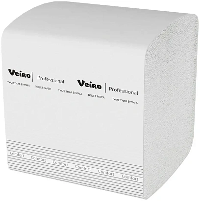 Бумага туалетная Vсл Veiro Professional 2сл 250лист 30 пач/уп TV201_УГМК