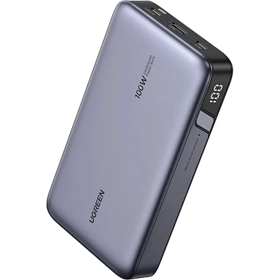 Внешний аккумулятор UGREEN PB720 (25188) 20000mAh PD 100W, серый