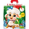 Новогодний сладкий подарок Домик Холли и Долли, картон 500 г