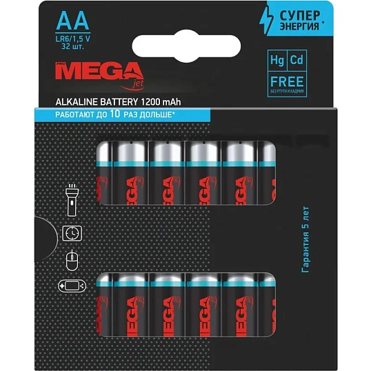 Батарейка AA/LR06 уп/32шт      