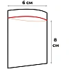 Пакет с замком (Zip Lock) 6х8 см, 45 мкм, 100 шт/уп