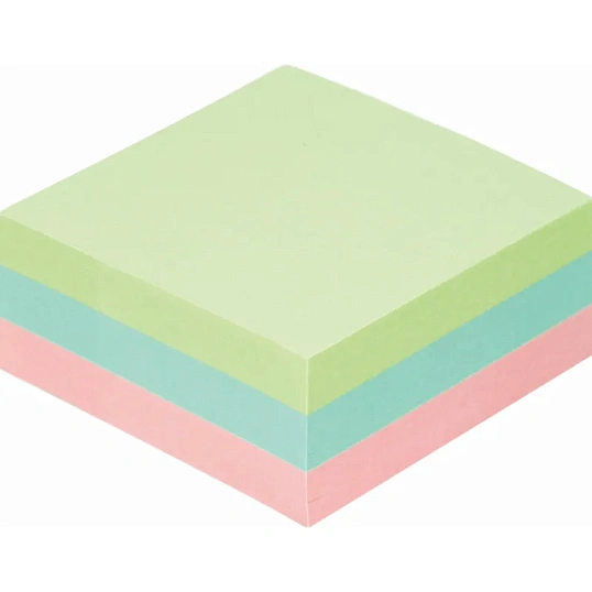 Стикеры Attache куб 51х51, пастель 3 цвета 300 л
