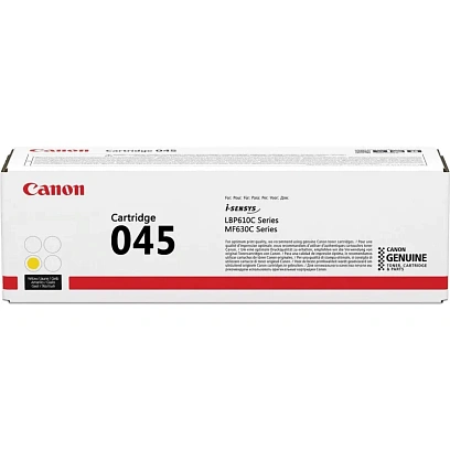 Картридж лазерный Canon 045 Y (1239C002) жел. для MF635Cx, 633Cdw, 631Cn