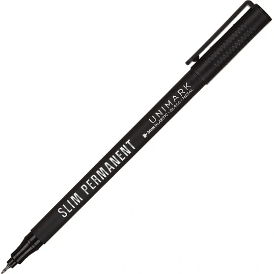 Маркер перманентный BrunoVisconti  ДЛЯ CD UNIMARK SLIM черный 22-0028