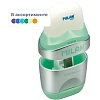 Ластик-точилка Milan CAPSULE SILVER+2 зап.ластика, цв в асс, блистBYM10356