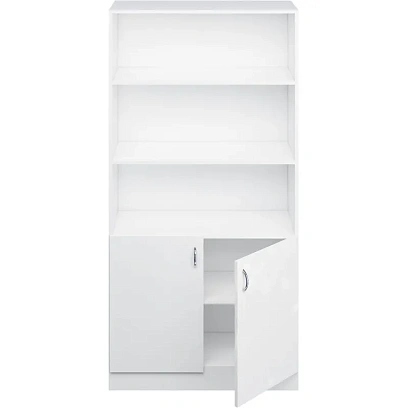 Шкаф MEG_медицинский д/белья и одежды 2ств,2откр.п ШМБО(код МД-506.00)белый