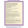 Информационный стенд-плакат Организация обучения охране труда 430х470