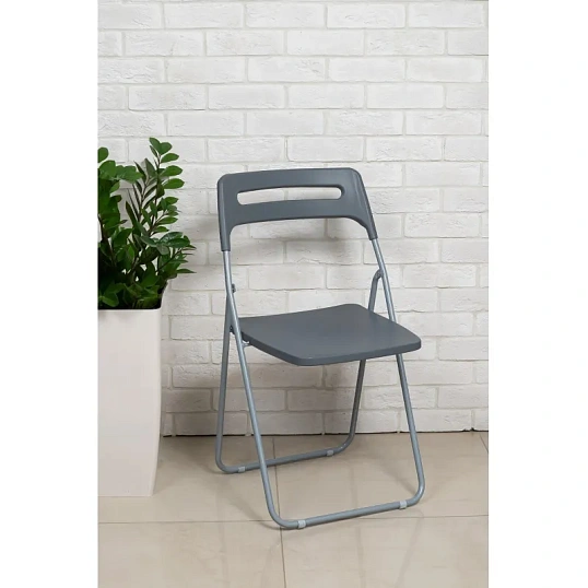 Стул XPP_Комус Мебель раскладной Folding серый