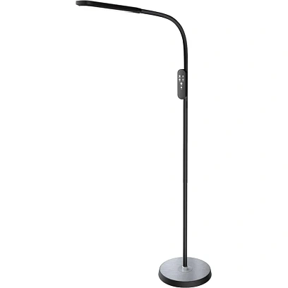 Торшер Светильник Camelion KD-871F C02 черный, LED, 15Вт, с ИК пультом ДУ