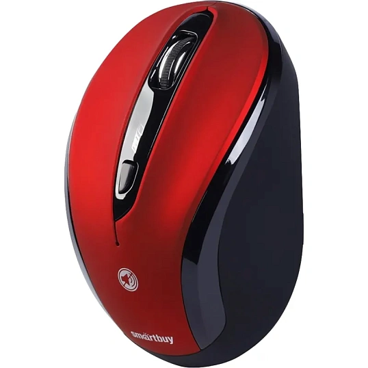 Мышь компьютерная Smartbuy 612AG WLS красная, LED Blue (SBM-612AG-RK)